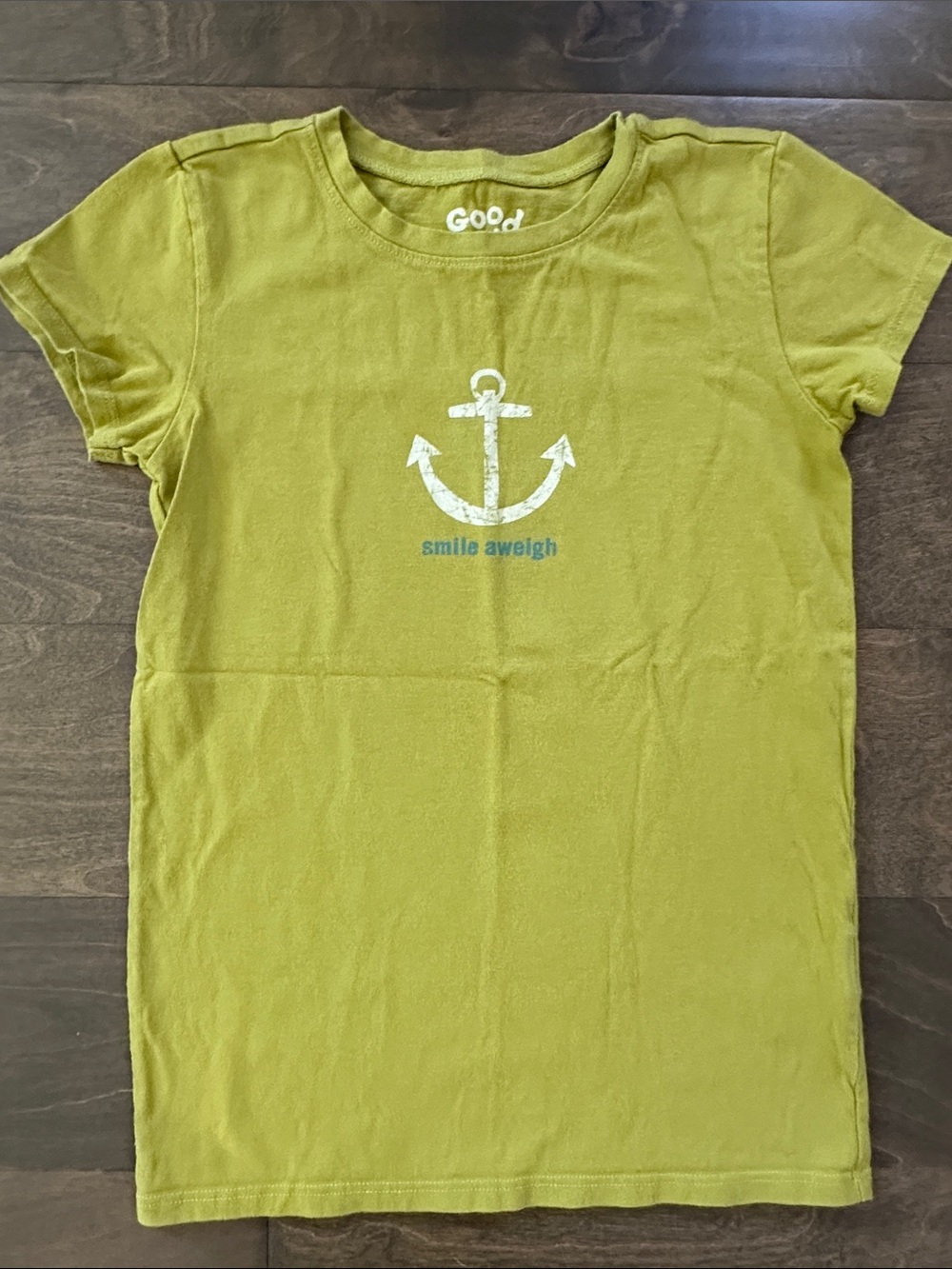 Life Is Good “Smile Aweigh” Tee, Size M (7-8).